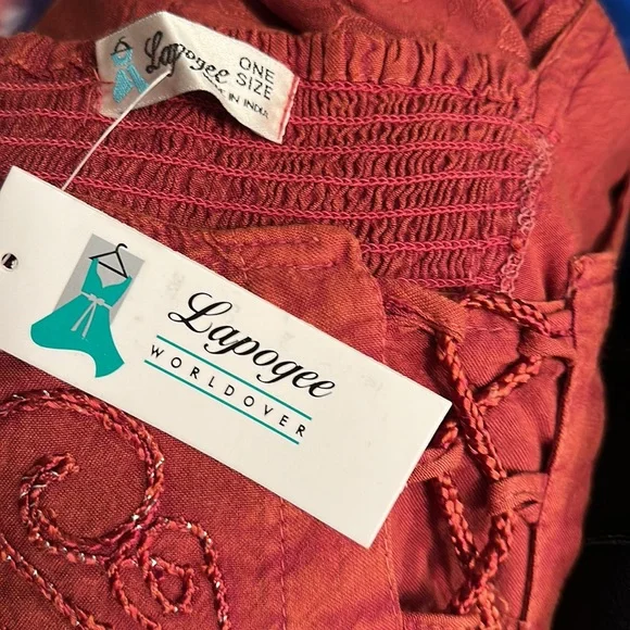 S/M. Gypsy Boho StyleDress by Lapogee. AW03. CL/GR. - Picture 3 of 3